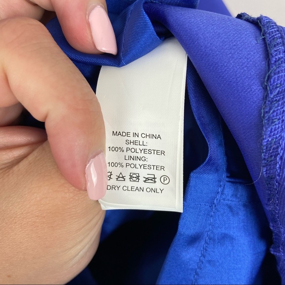 NWOT Kate spade new york cutout a-line dress indigo blue - Picture 8 of 8